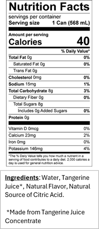 Tangerine Cranberry 12-pack